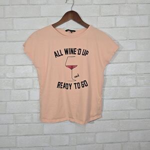 Eva Longoria "All wine'd up and ready to go" graphic tee